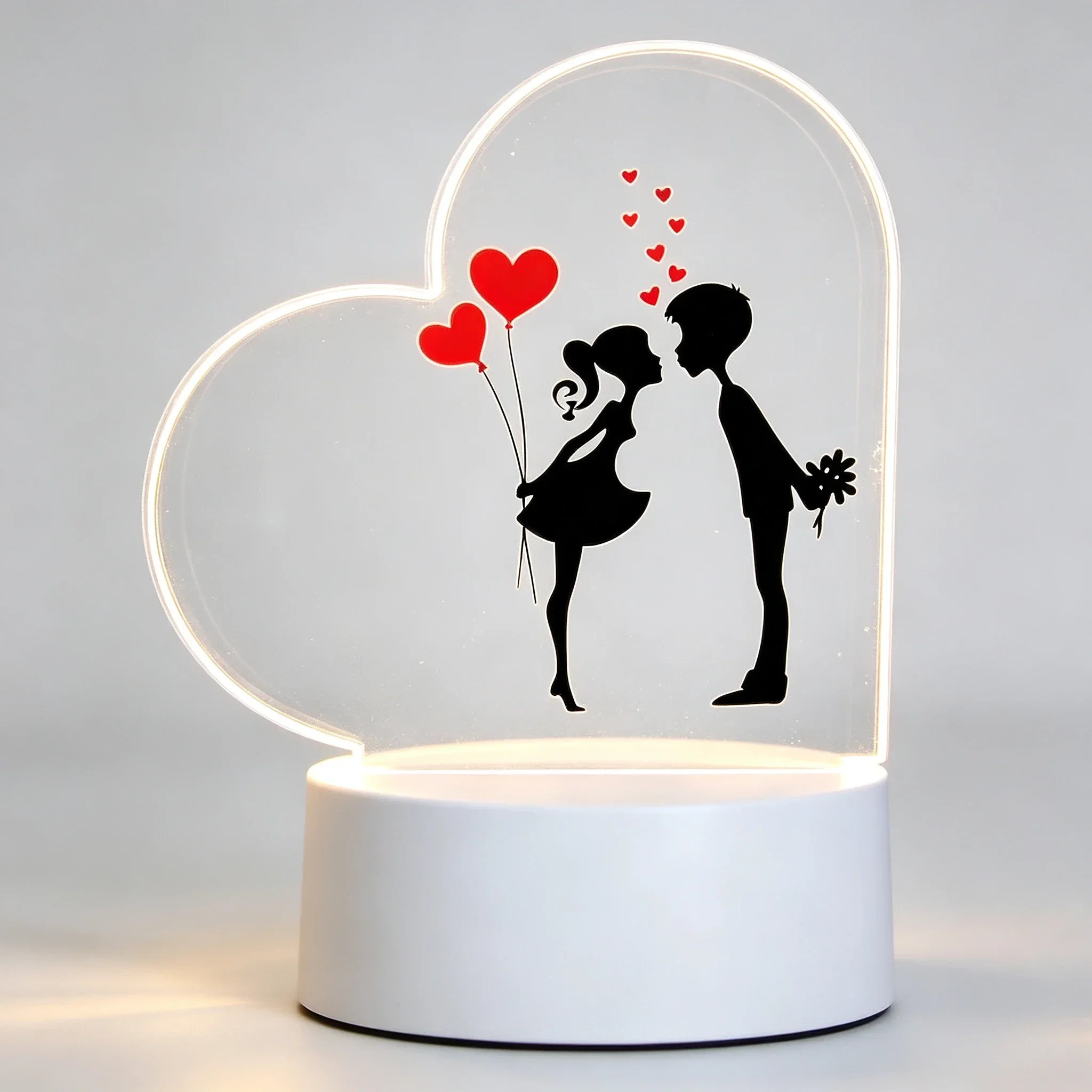 Led Balloon Light - Lampe de nuit 3D en acrylique