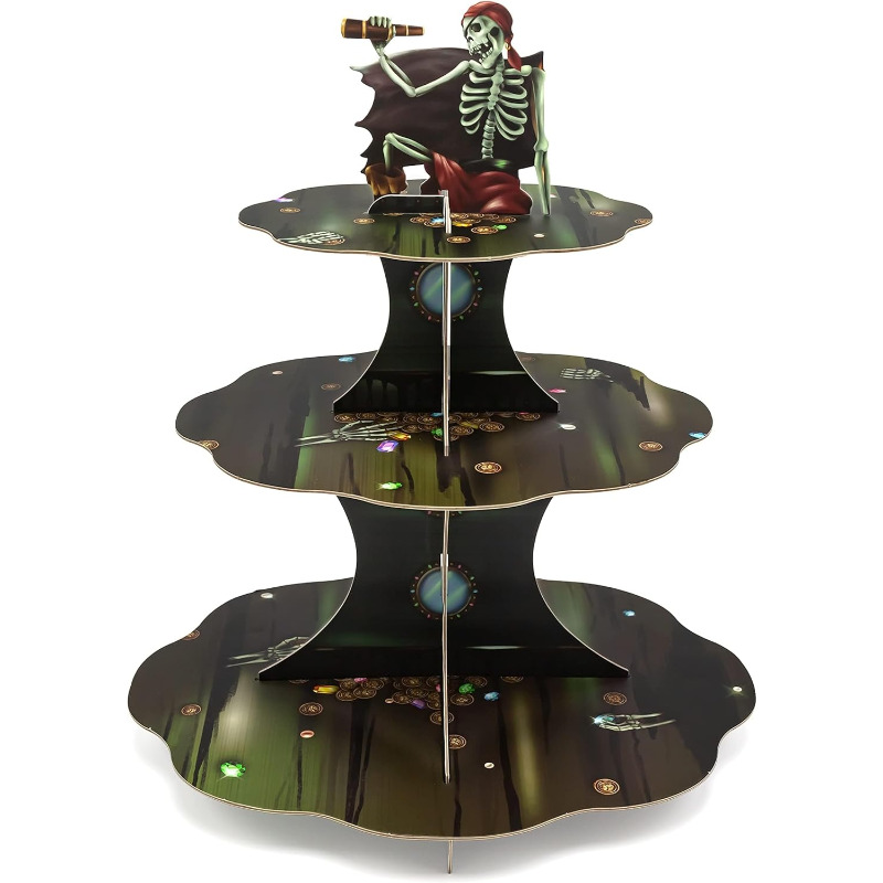 Cupcake Stand Tier - Support à cupcakes de Pirate en