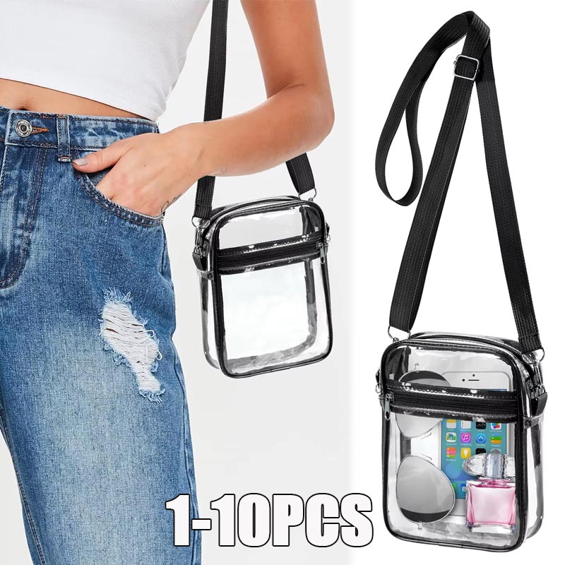 Event & Party Supply - Sac à bandoulière transparent pour femmes,