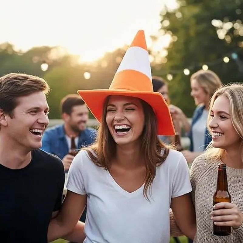 Chapeau pliable en forme de cô - Party Hat Cone avis et prix