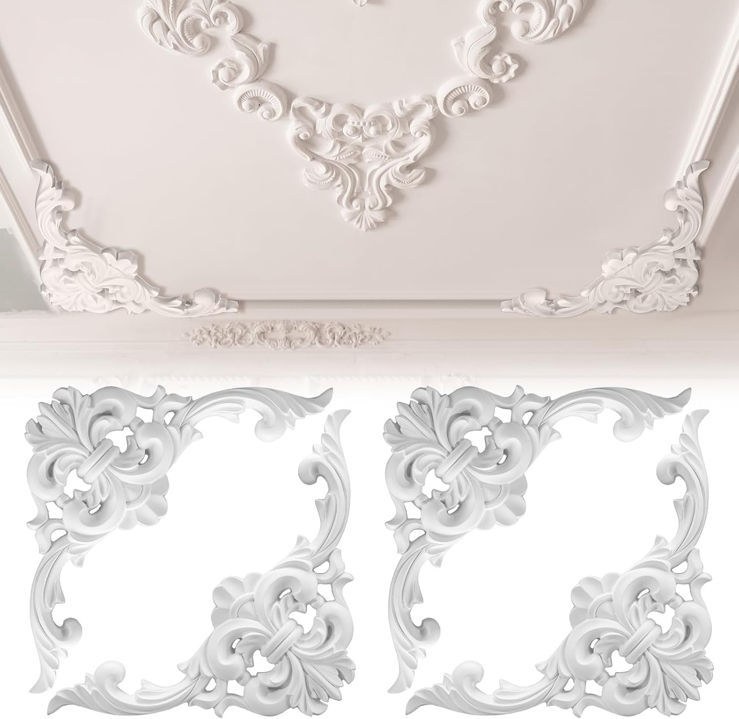 Kit de moulures de plafond en  - Flower Wall Panel avis et prix