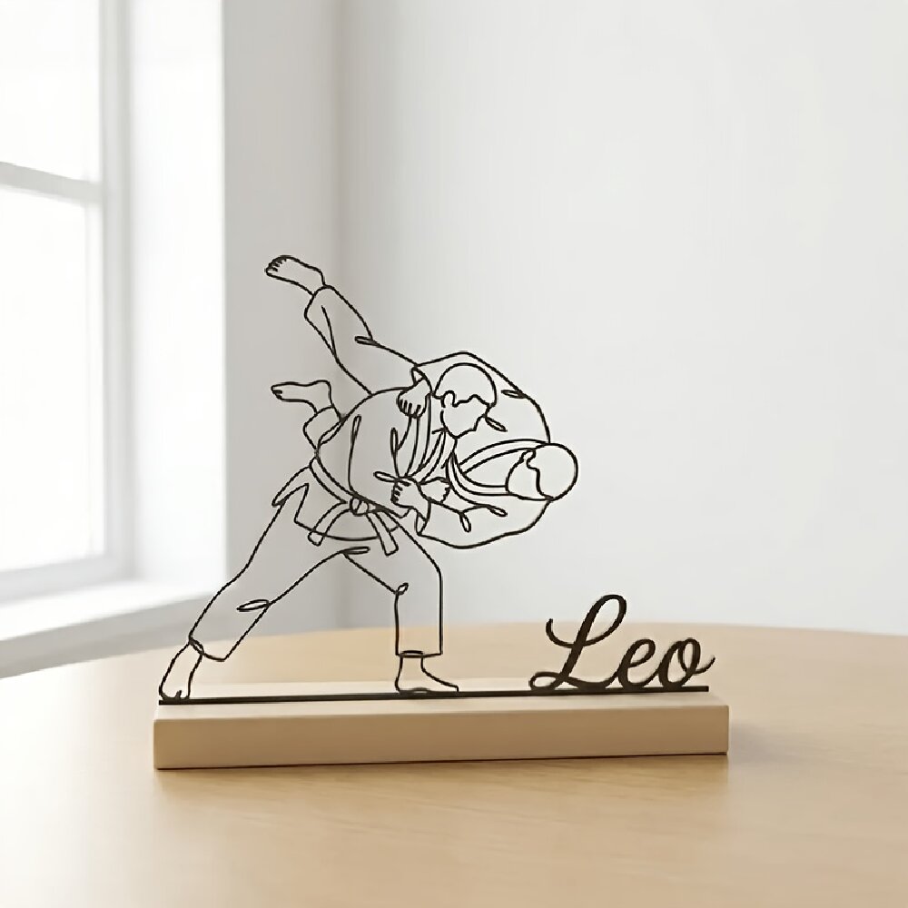 Statue d'arts martiaux de judo - Eve Party avis et prix