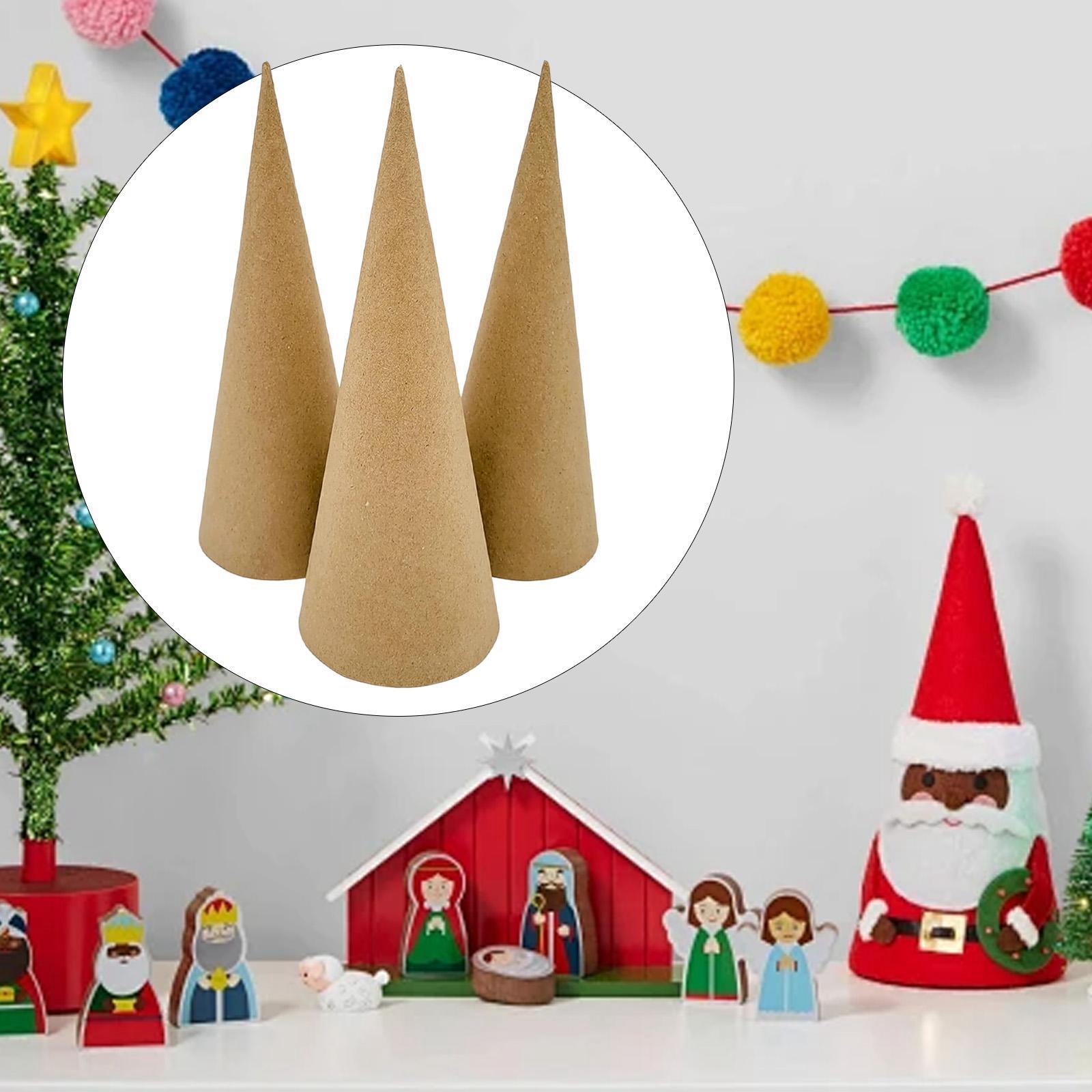 3 cônes de papier Mache, fond  - Cotton Candy Cone avis et prix