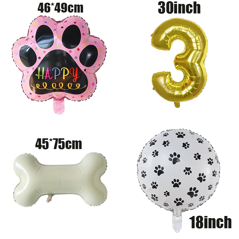 Ballons dorés WOOF, fourniture - Let'S Party Event Supply avis et prix