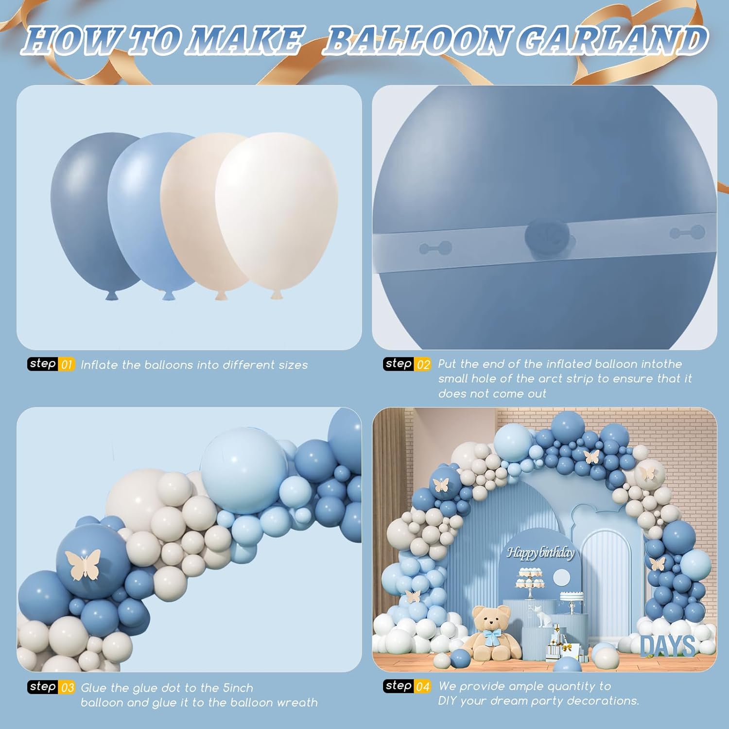 Kit d'arche de guirlande de ba - Balloon Arch Kit avis et prix