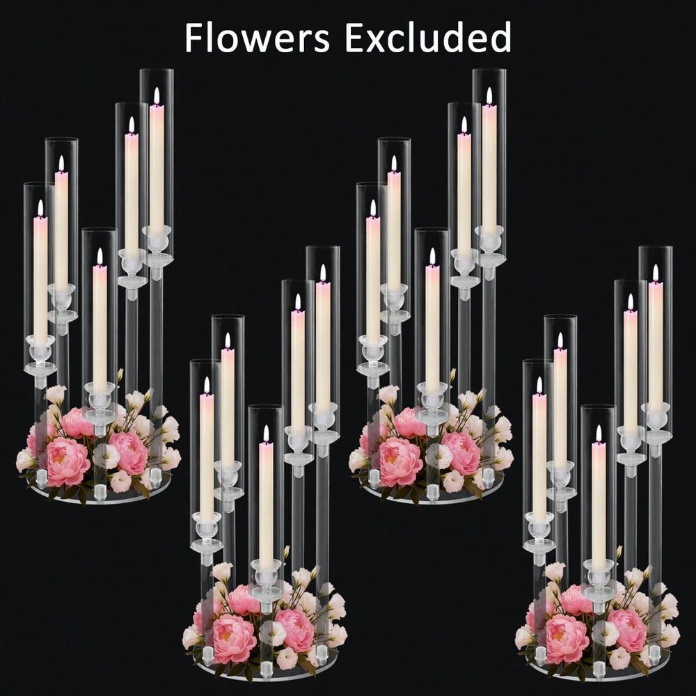 Candélabre en acrylique à 5 br - Centerpiece Stick avis et prix