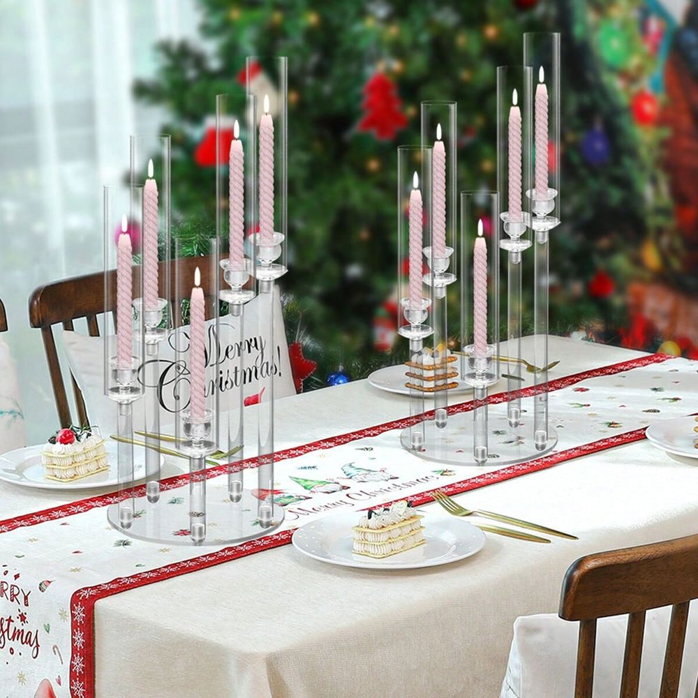 Candélabre en acrylique à 5 br - Centerpiece Stick avis et prix