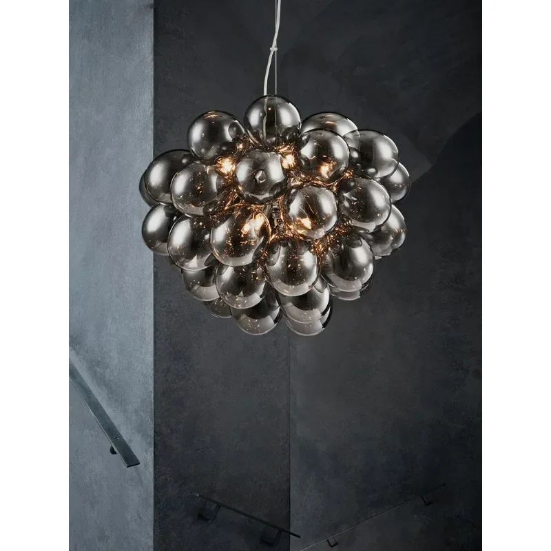 Lustre à bulles en verre gris, - Led Balloon Light avis et prix
