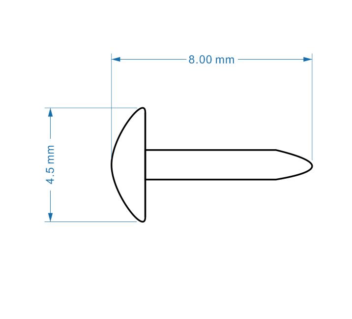 Brads en métal blanc pour scra - Papercraft Supply Invitation avis et prix