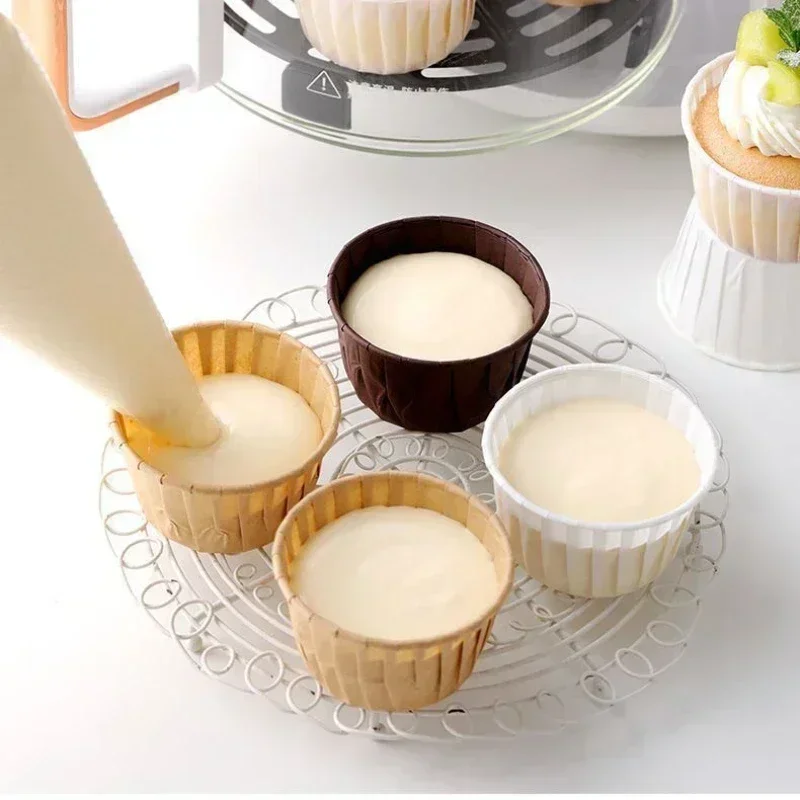 50 moules à muffins ondulés en - Plastic Cup 50Pcs avis et prix