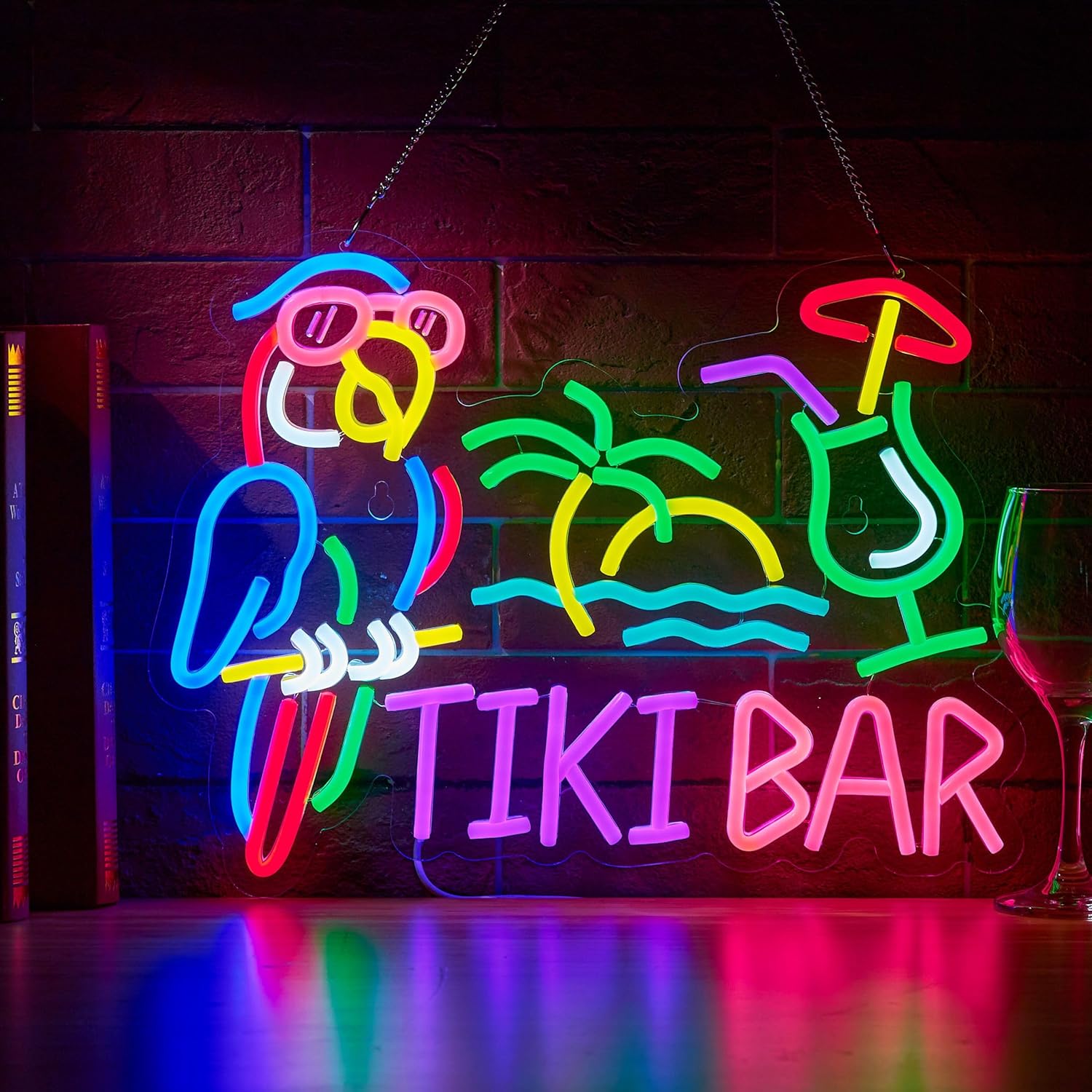 Enseigne néon LED USB Tiki Bar - Neon Sign Party avis et prix