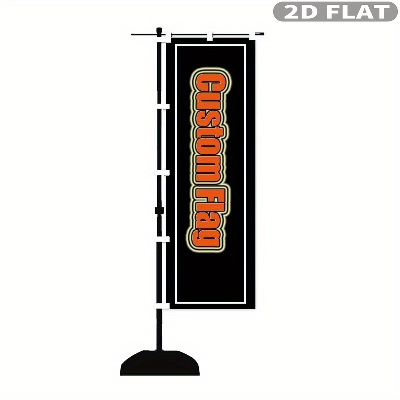 1 drapeau plat 2D personnalisé - Eve Party avis et prix