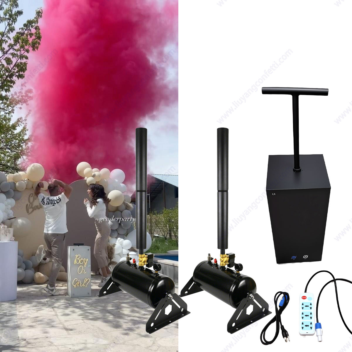 Confettis Streamer bébé douche - Confetti Cannon Tube avis et prix