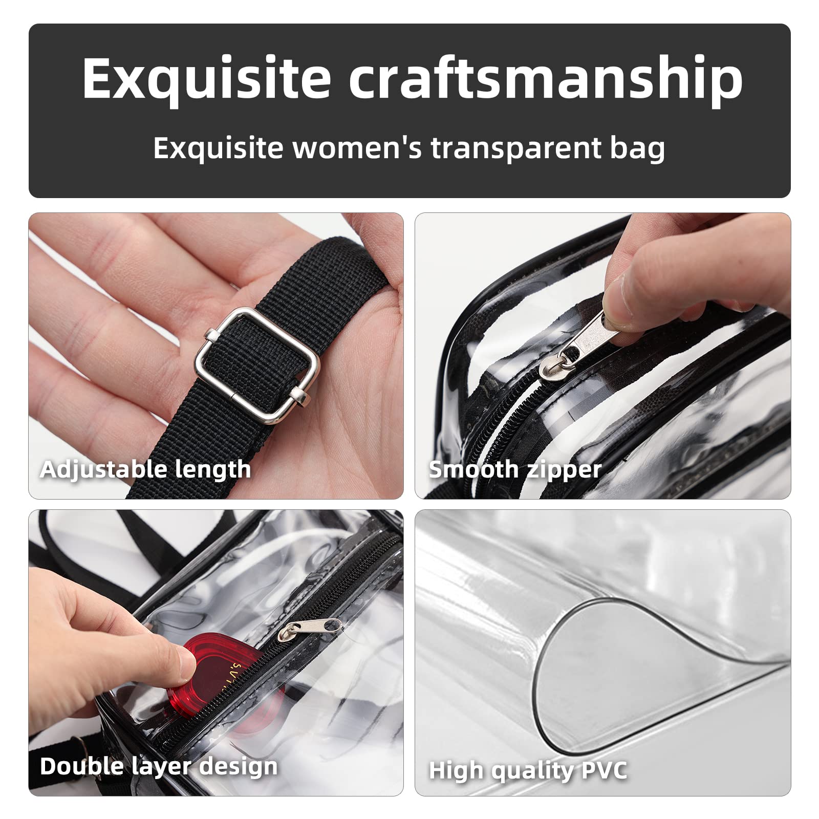 Sac à bandoulière transparent  - Event & Party Supply avis et prix