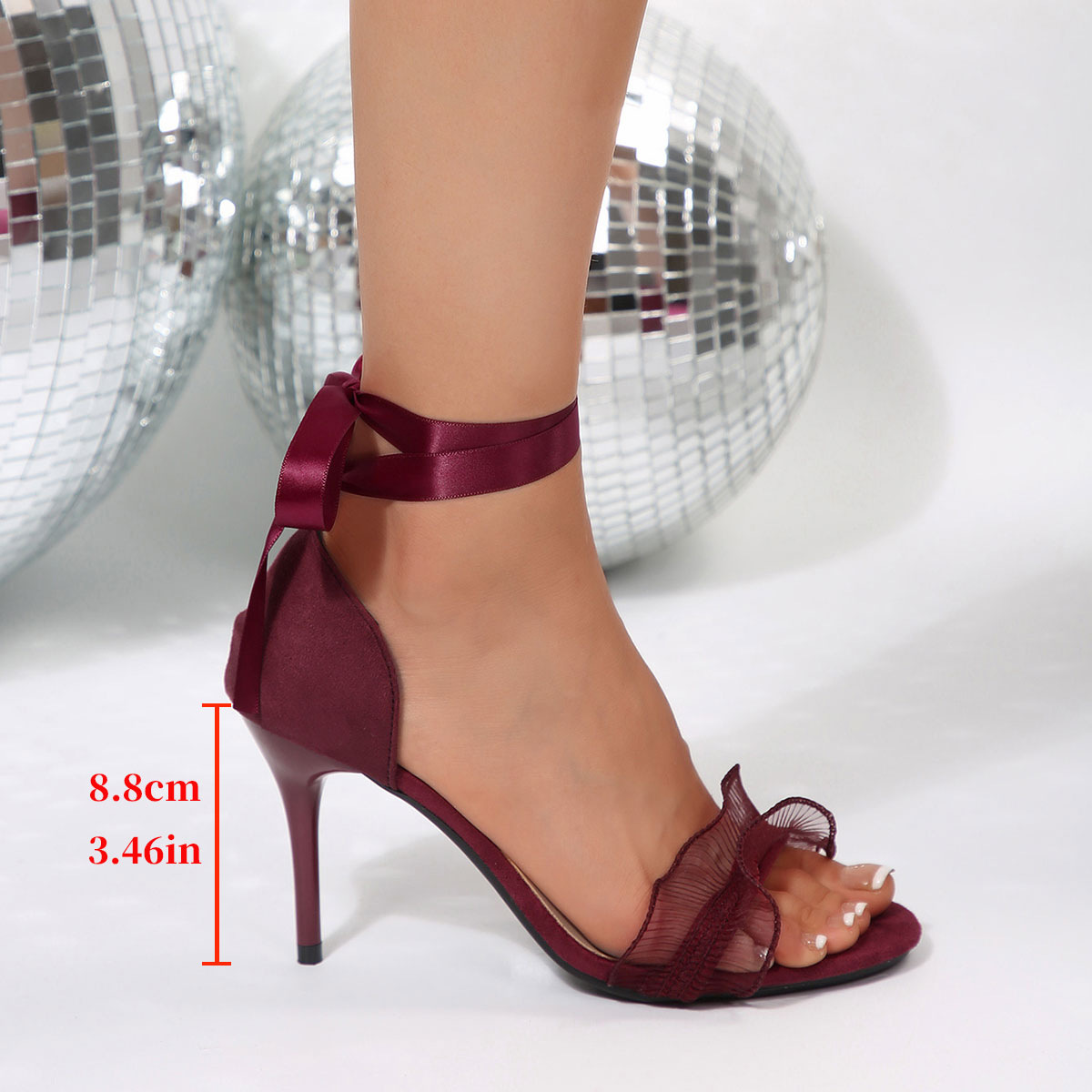Sandales à talons hauts noires - Neon Sign Party avis et prix